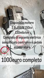 Motore 1.9 JTD/M 150cv swap ecu+impianto