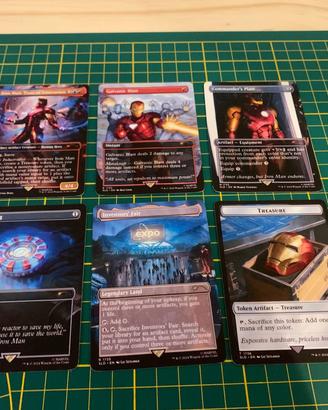 Set Carte Iron Man MTG Marvel Fan-Made