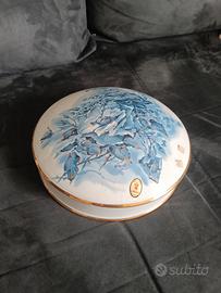 porta dolci Limoges dipinto a mano