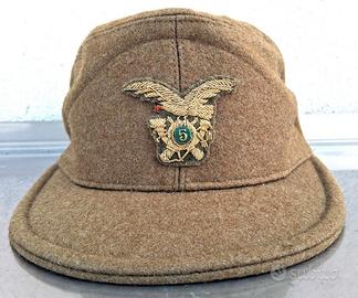 Berretto  anni '90 Ufficiale 5° Rgt. Alpini tg. 60