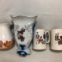 Ceramiche Vintage Vaso Brocca Boccali
