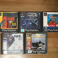 Lotto 5 giochi PS1 G-police, theme park ecc LEGGI