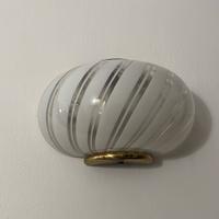 Applique in vetro murano F. Fabbian vintage