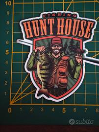 Sticker Adesivo da Pesca Hunthouse Acqua Dolce 