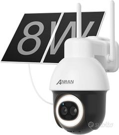 ANRAN Telecamera Wi-Fi Esterno 5MP+3MP 24/7 AOV