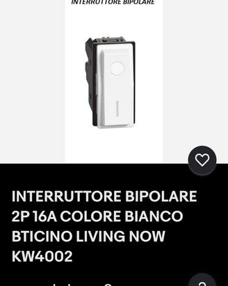 Bticino kw4002 bipolare + k4192C