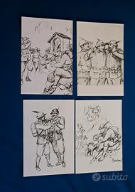 cartoline   alpini centenario  fine guerra