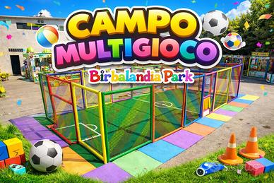 Campo Modulabile Multigioco, Calcio, Volley,Basket