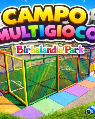 Campo Modulabile Multigioco, Calcio, Volley,Basket