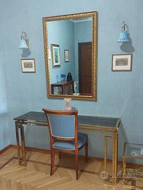 2 SPECCHI con cornice dorata (1 grande e 1 medio)