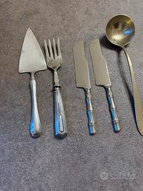 Vari accessori in silver plate vintage