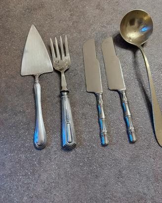 Vari accessori in silver plate vintage