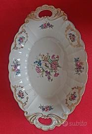 Vassoio Centrotavola Tettau Porcellana Bavaria 