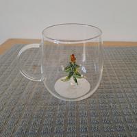 Tazza Vetro Natalizia 3D motivo alberello 