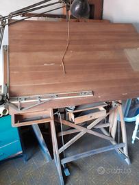 Tecnigrafo 1950 legno Vintage