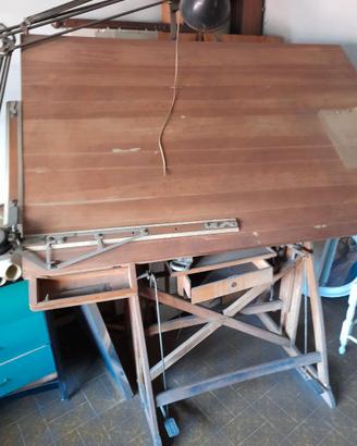 Tecnigrafo 1950 legno Vintage