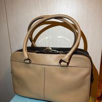 Borsa originale Max Mara bicolore beige/nero