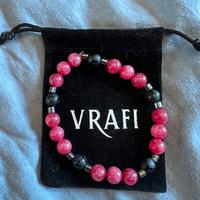 Bracciale unisex marca Vrafi con pietre naturali