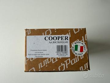 Miscelatore doccia incasso c/deviat. Paini Cooper