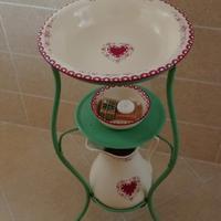 Set Lavabo Vintage Shabby Chic, marca Bassano 