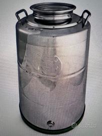 3 Giare acciaio inox per olio vino, 50 l