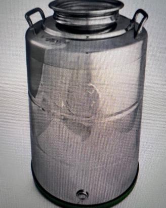 3 Giare acciaio inox per olio vino, 50 l