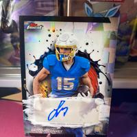 Ladd Mcconkey auto rookie topps finest nfl 2024