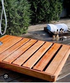 pavimento Decking in legno Okumè