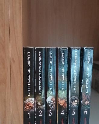Attack on titan vol 1-6