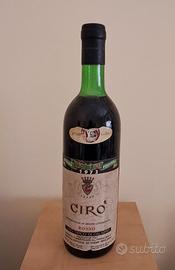 Vino Cirò del 1973 da collezionismo