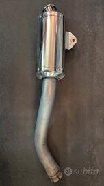 kawasaki  z750 scarico racing sport marmitta 