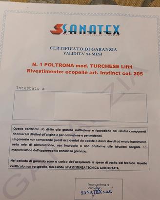 Poltrona Relax Sanatex 