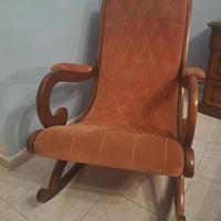 Poltrona sedia dondolo
