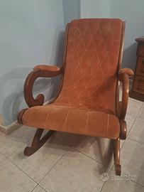 Poltrona sedia dondolo
