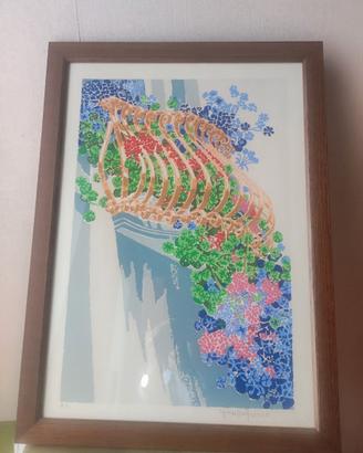 Quadro Giuseppe Grosso Balcone fiorito