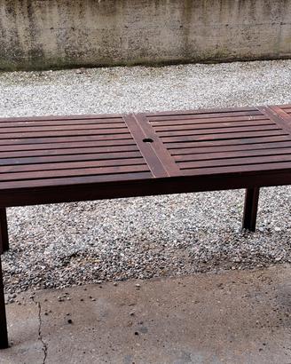 Tavolo da giardino con 4 sedie pieghevoli