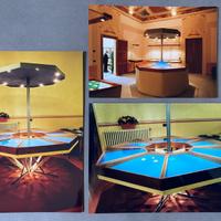 Bacheca espositiva ottagonale per collezionisti