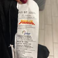 Costume carnevale kungfu panda