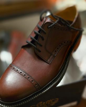 scarpe uomo n.40,stringate, marca botti 1913,