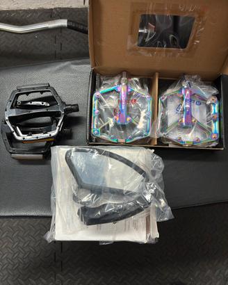 Pedali Jansno X50 + Pedali Meroca + Specchietto