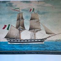 STAMPE DI 3 NAVI A VELA.