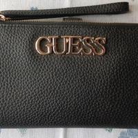 Guess portafoglio in pelle nero