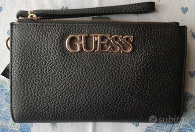 Guess portafoglio in pelle nero