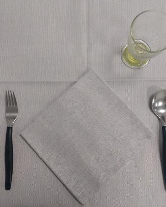 Tovaglie Coprimacchia 100x100 Cotone Grigio Perla