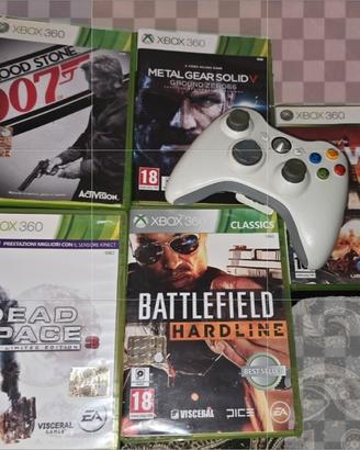 Xbox 360 giochi e controller