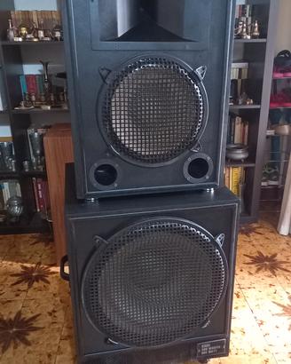 Casse Ciare, 1600 watt a 8 ohm