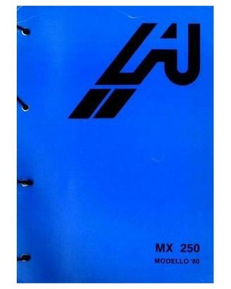Catalogo ricambi telaio Aprilia MX 250 1980
