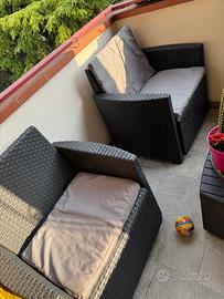 Seti di mobili da giardino/balcone