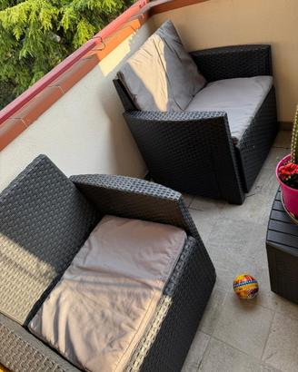 Seti di mobili da giardino/balcone