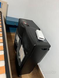 Stufe a gas e specchiera bagno con luce